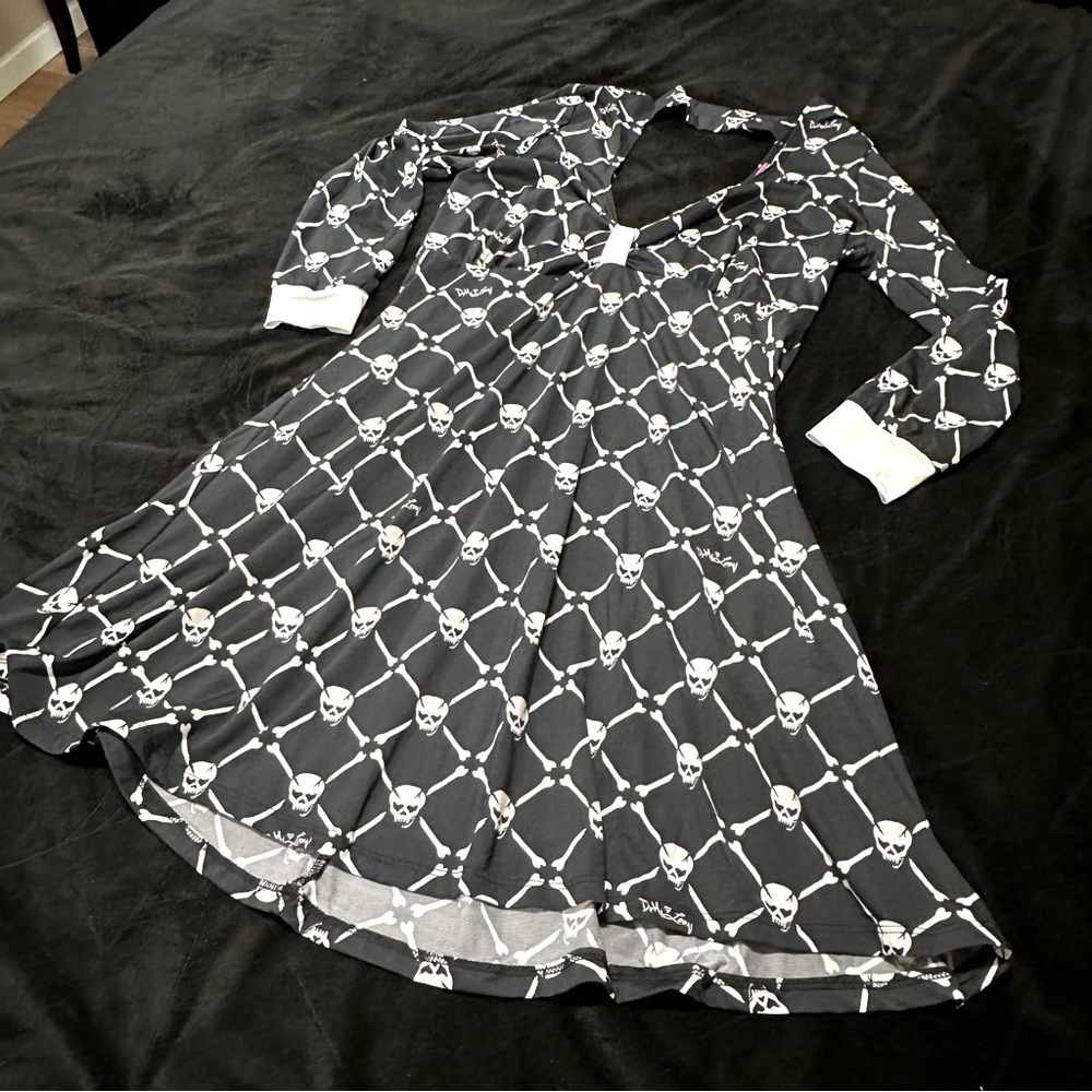 Demi Loon Skulls Dress, Small